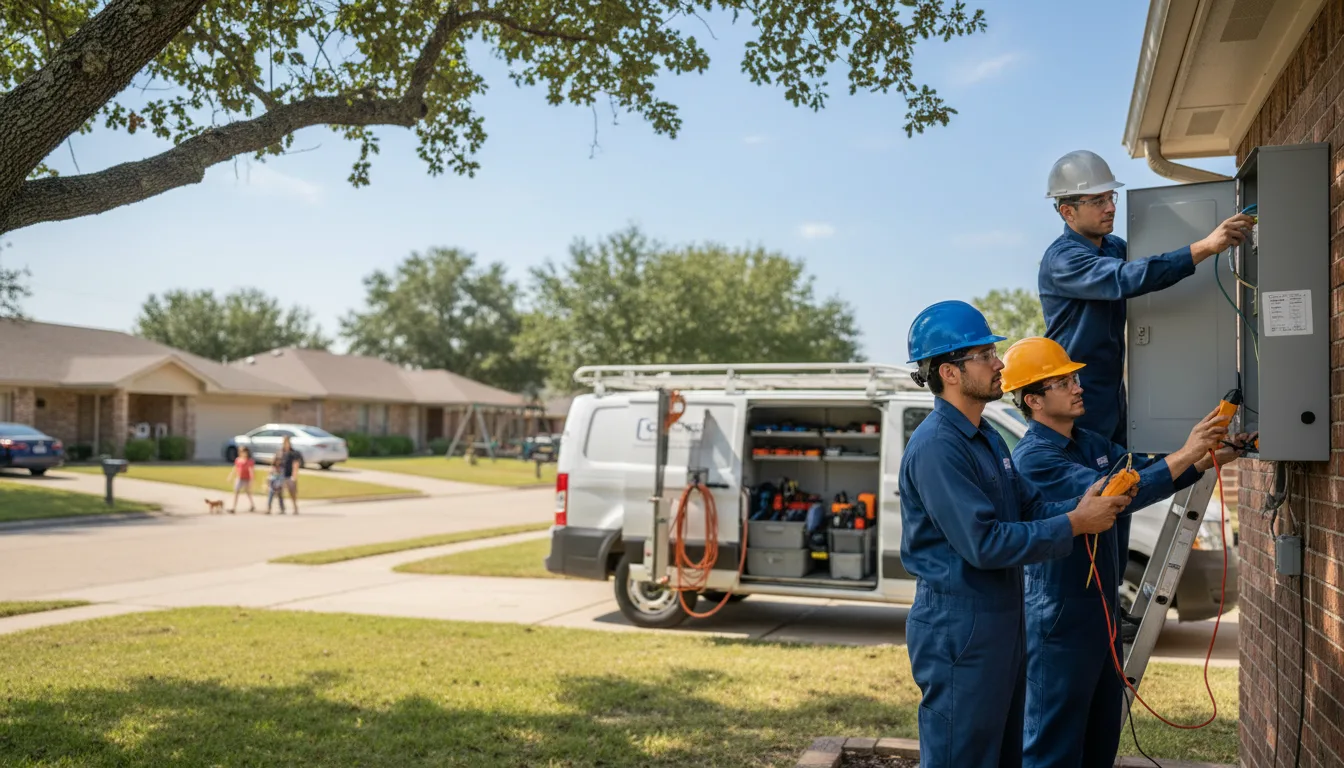Certified electrician providing emergency electrical services in New Lebanon, OH